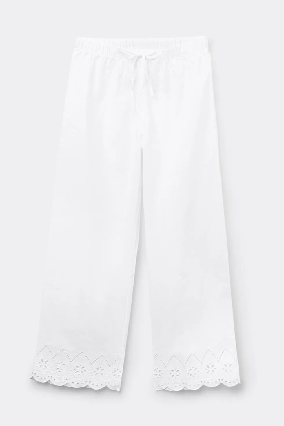Made with Love Sangallo Cotton Full Length Pants