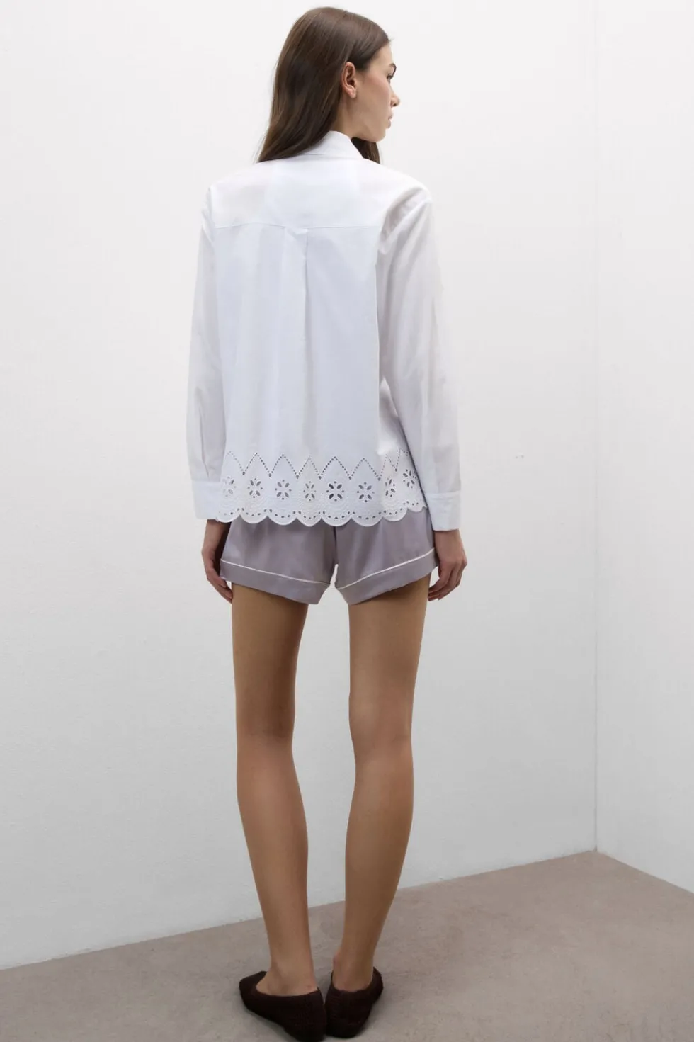 Made with Love Sangallo Cotton Shirt