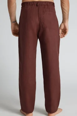 Men’s 100% Linen Full Length Pants