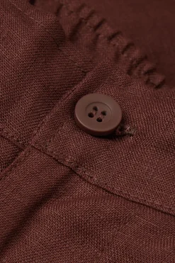 Men’s 100% Linen Full Length Pants
