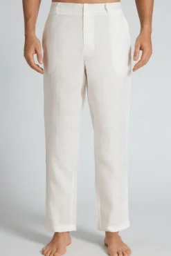 Men’s 100% Linen Full Length Pants