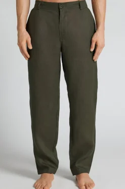Men’s 100% Linen Full Length Pants