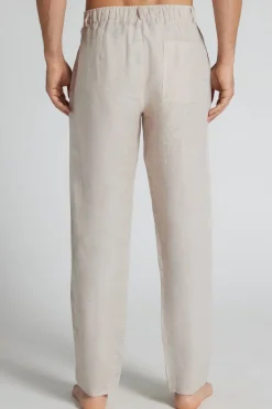 Men’s 100% Linen Full Length Pants