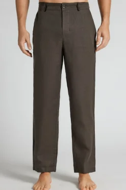 Men’s 100% Linen Full Length Pants