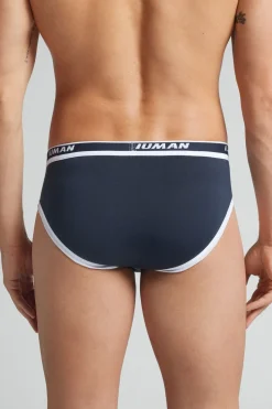 Men’s Superior Cotton Briefs with Logo