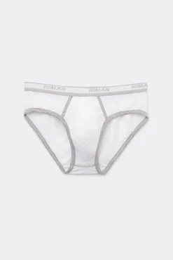 Men’s Superior Cotton Briefs with Logo