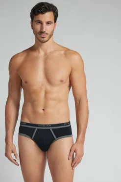 Men’s Superior Cotton Briefs with Logo