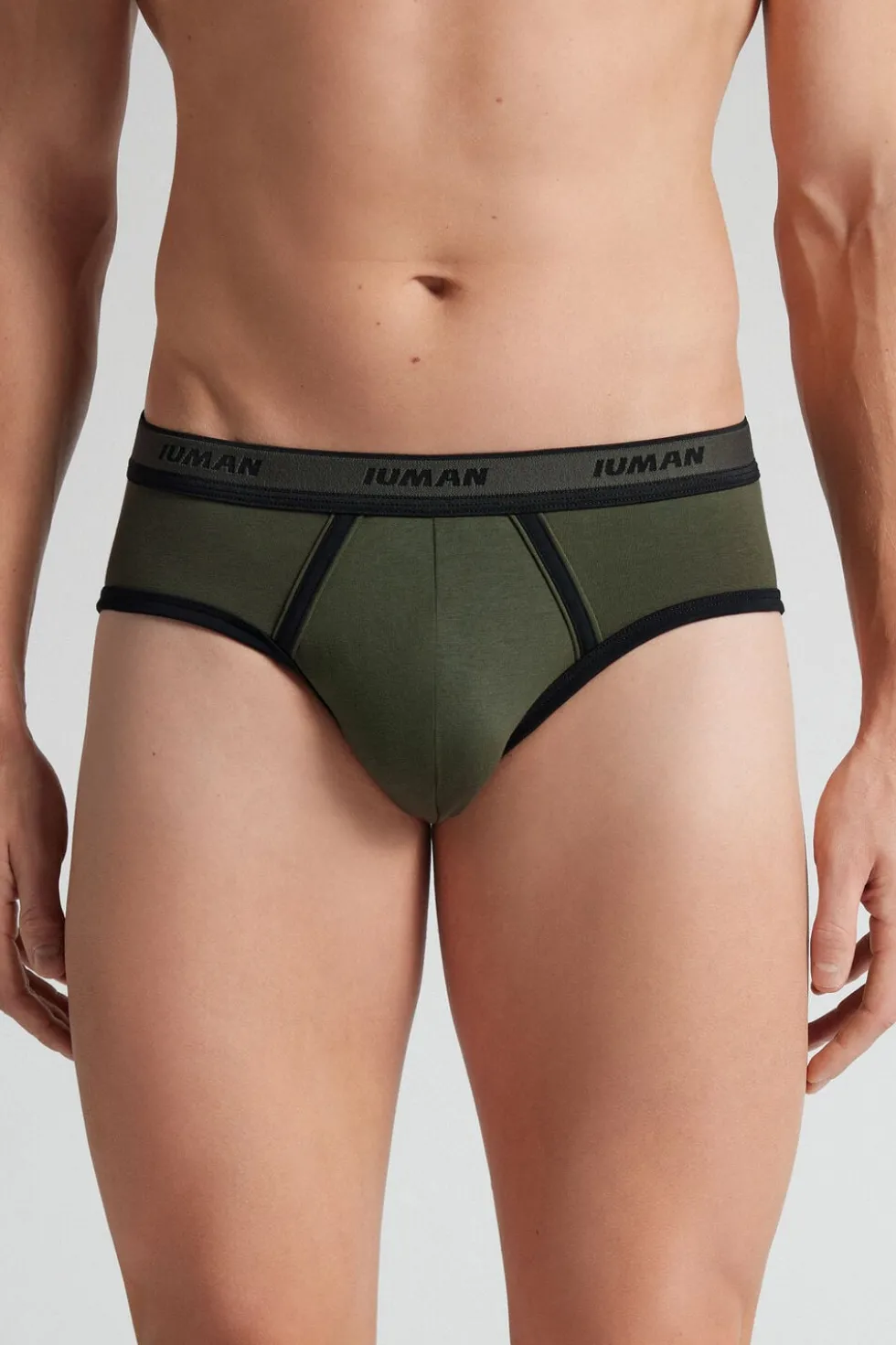 Men’s Superior Cotton Briefs with Logo