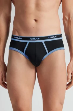 Men’s Superior Cotton Briefs with Logo