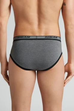 Men’s Superior Cotton Briefs with Logo