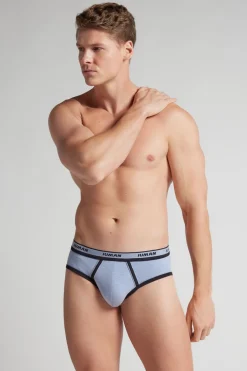 Men’s Superior Cotton Briefs with Logo