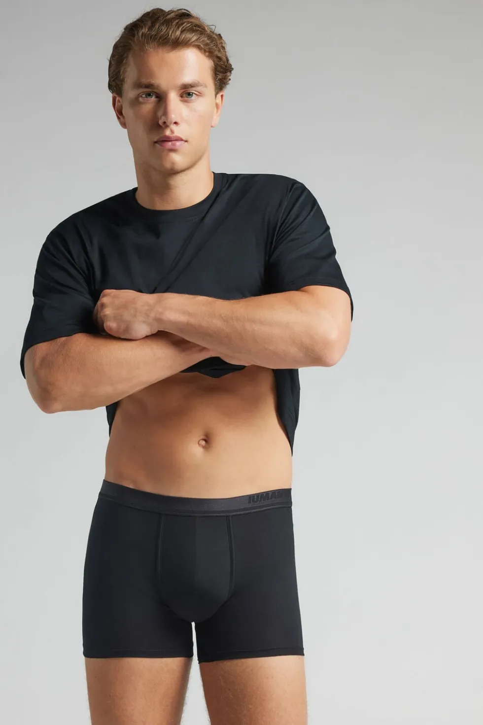 Mercerized Cotton Boxers with Logo filo Premium