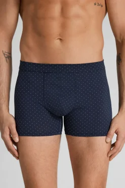 Mercerized Cotton Boxers with Polka Dot Print filo Premium