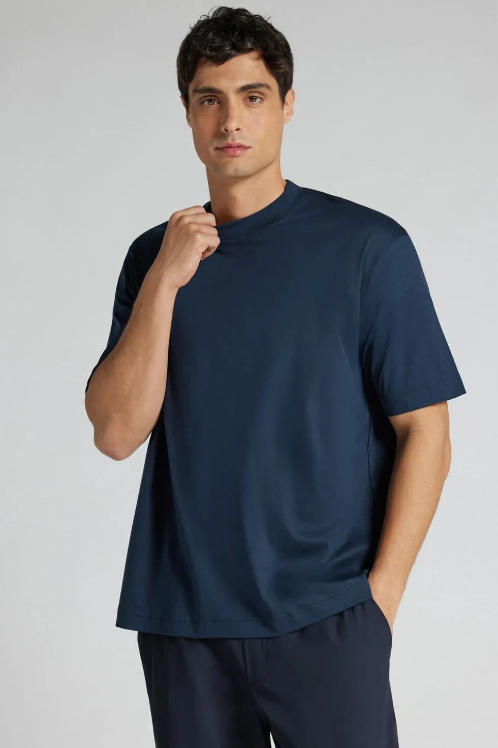 Mercerized Cotton Superlight Oversized T-Shirt filo Premium