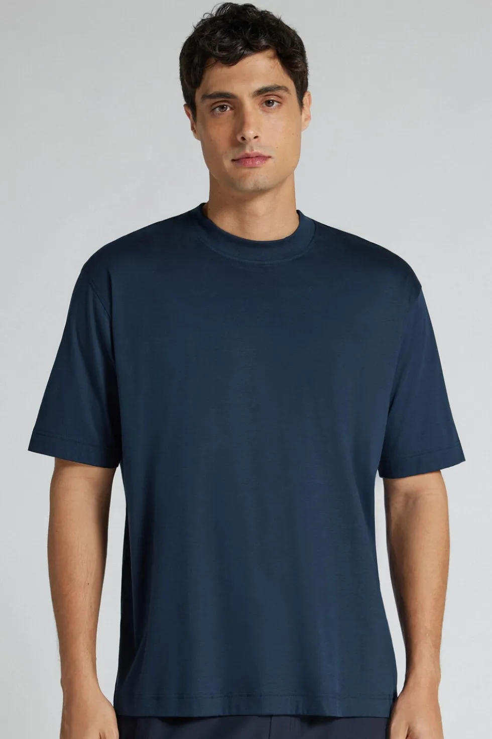 Mercerized Cotton Superlight Oversized T-Shirt filo Premium