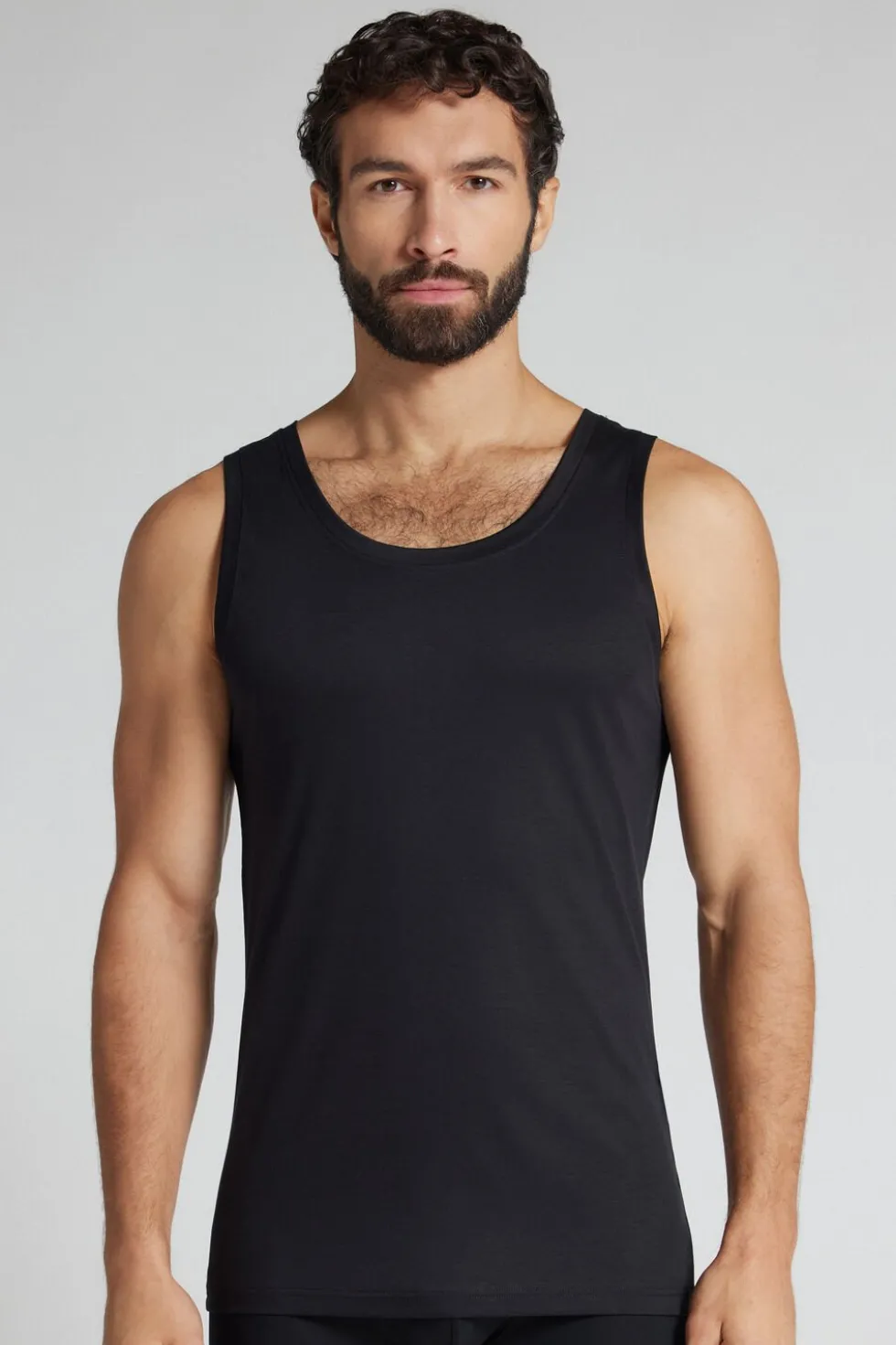 Mercerized Superlight Cotton Vest Top filo Premium
