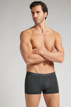 Microfiber Boxers with Logo