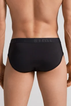 Microfiber Briefs with Logo Detail