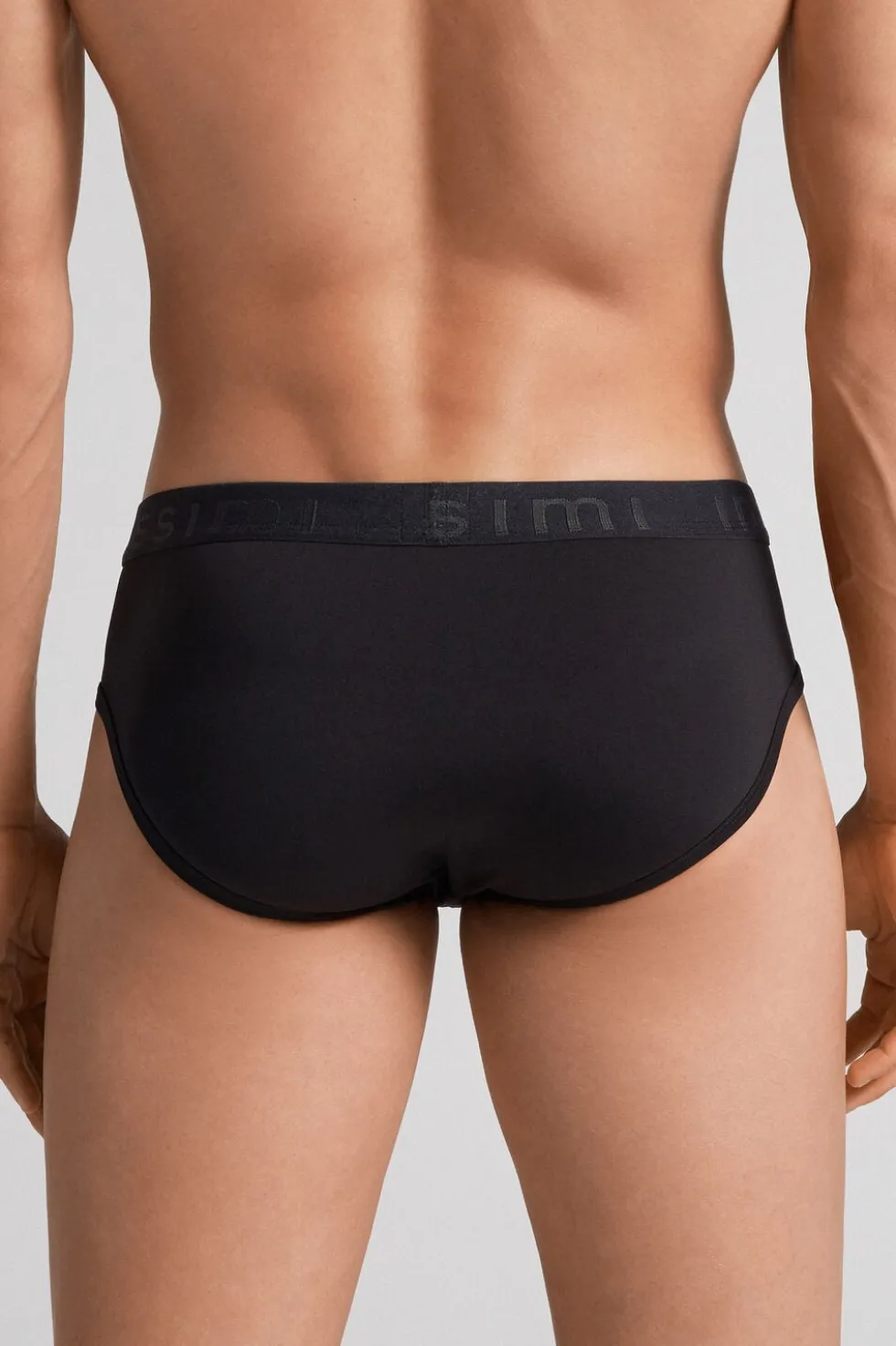 Microfiber Briefs with Logo Detail