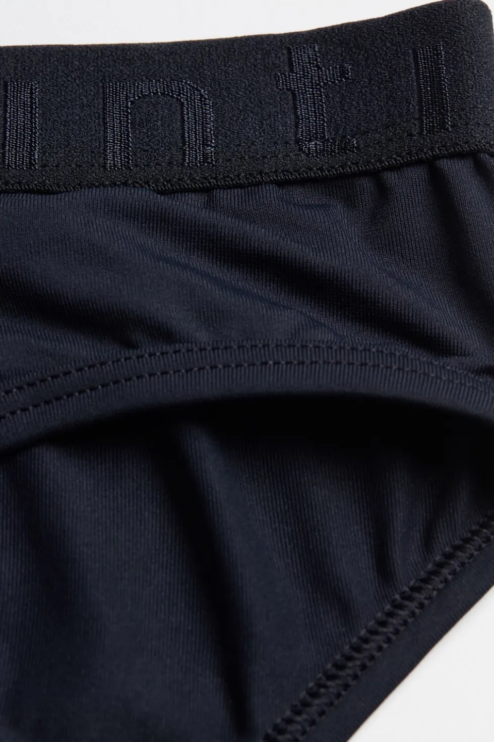 Microfiber Briefs with Logo Detail