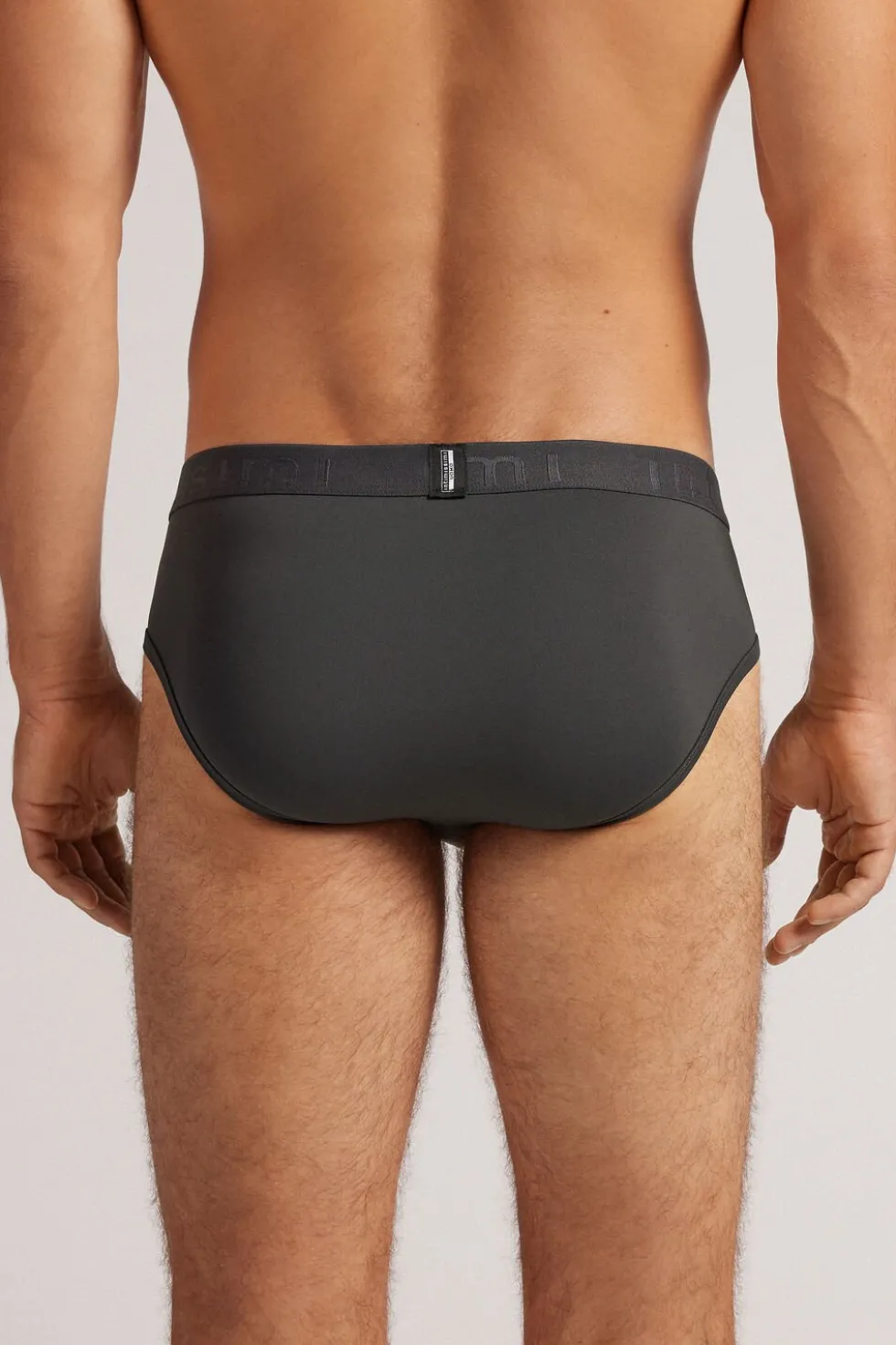 Microfiber Briefs with Logo Detail