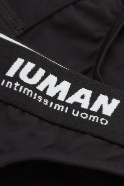 Microfiber Thong with Logo