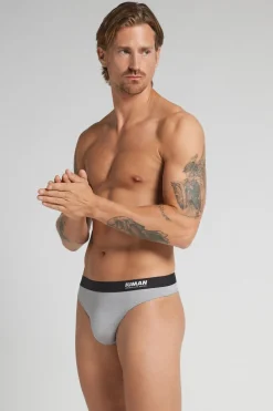 Microfiber Thong with Logo