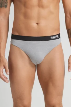Microfiber Thong with Logo