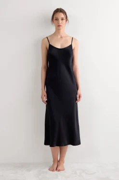 Midi-Length Slip in Silk