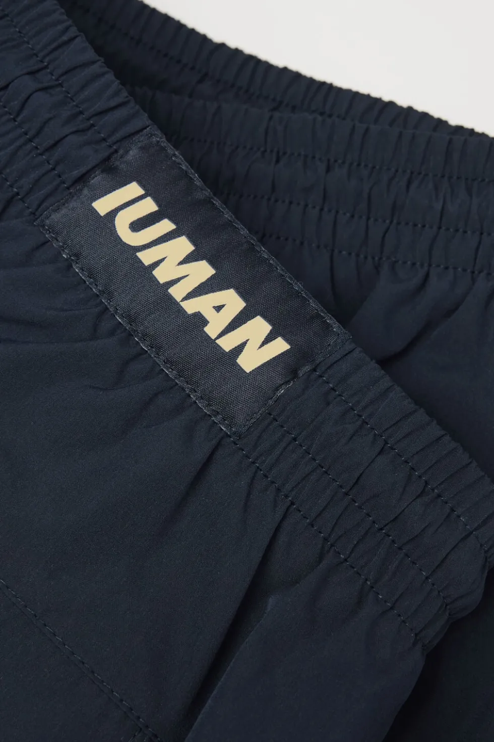 Mid-Length Solid Color Swim Trunks