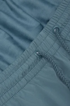 Mid-Length Solid Color Swim Trunks