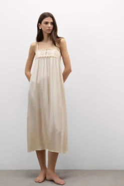 Midsummer Dream Long Viscose Satin Slip