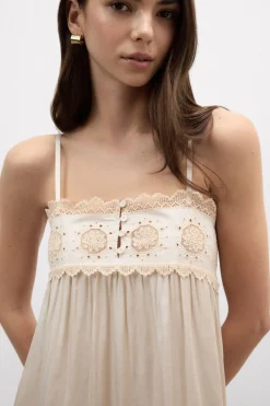 Midsummer Dream Long Viscose Satin Slip