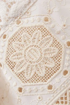 Midsummer Dream Short Sleeve Lace Shirt