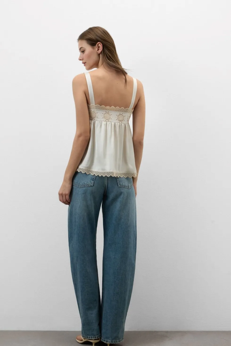 Midsummer Dream Viscose Satin Top