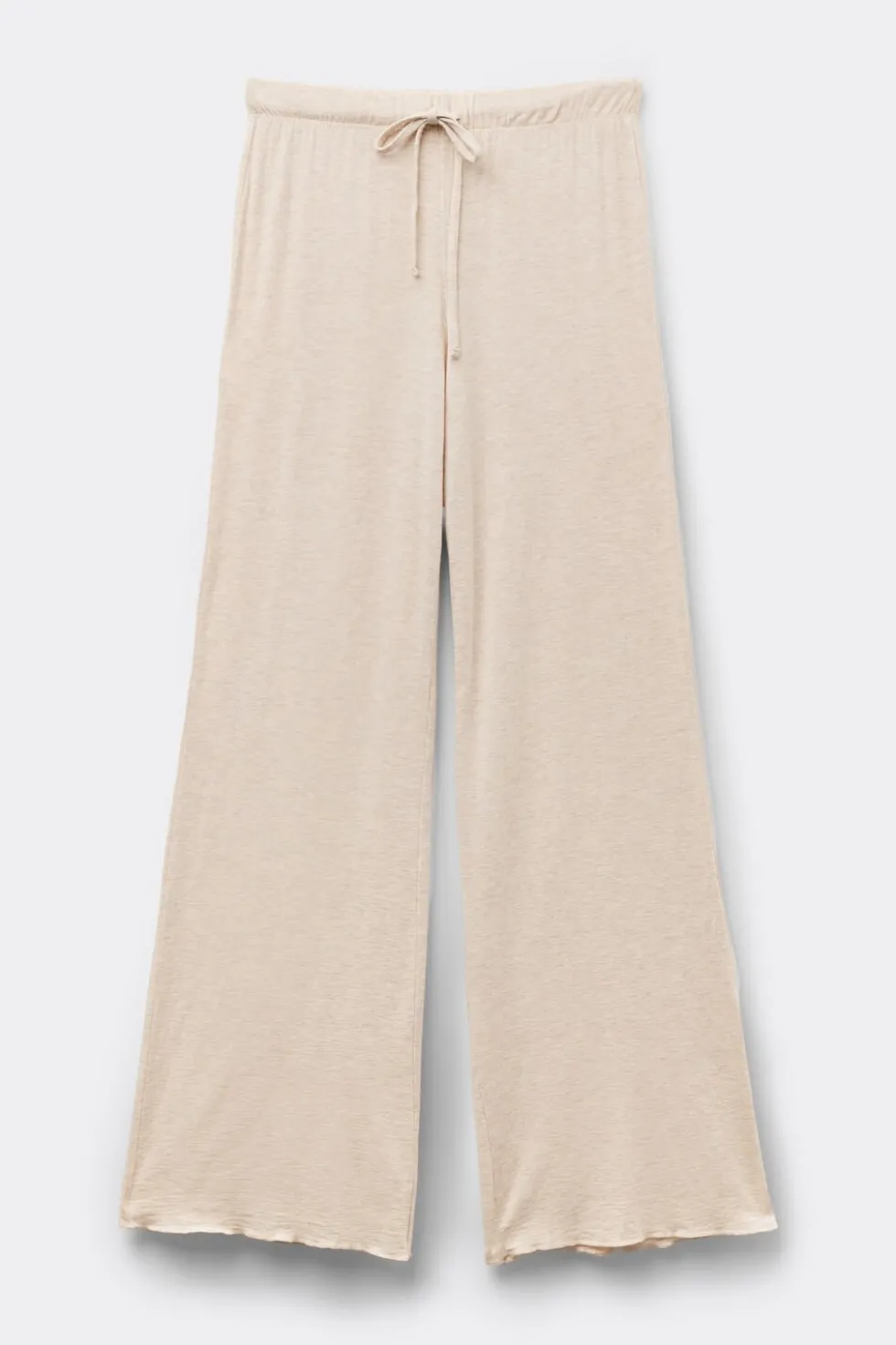 Modal and Cashmere Long Palazzo Pants