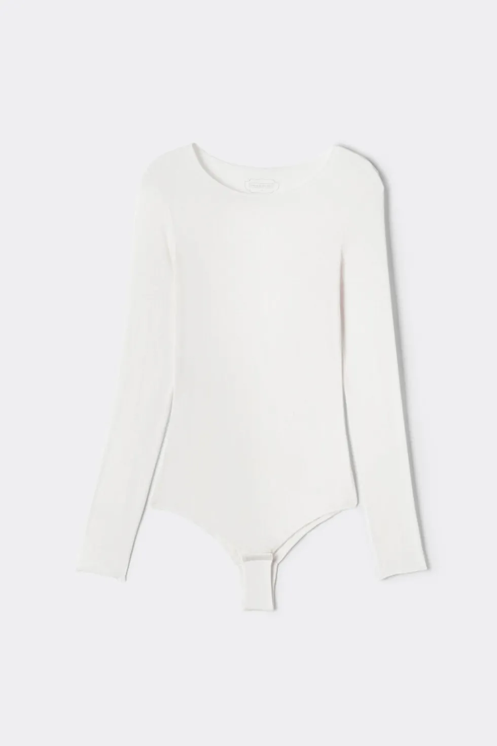 Modal and Cashmere Long-Sleeve Bodysuit