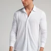 Modal and Silk Piqué Shirt