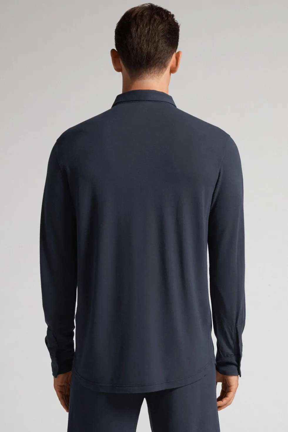 Modal and Silk Piqué Shirt