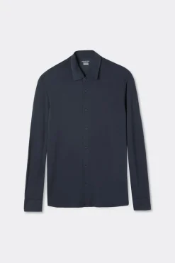 Modal and Silk Piqué Shirt