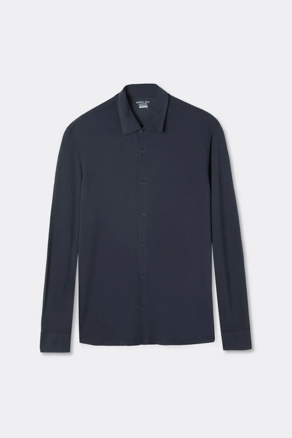 Modal and Silk Piqué Shirt