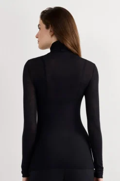 Modal Cashmere Ultralight High-Neck Top