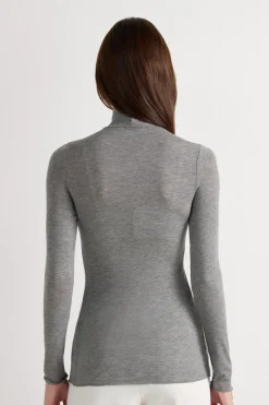 Modal Cashmere Ultralight High-Neck Top