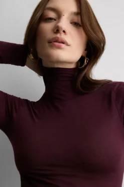 Modal Cashmere Ultralight High-Neck Top