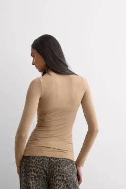 Modal Cashmere Ultralight High-Neck Top