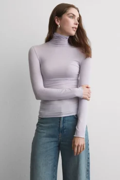 Modal Cashmere Ultralight High-Neck Top