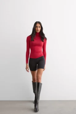 Modal Cashmere Ultralight High-Neck Top