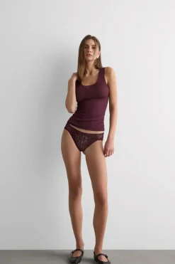 Modal Cashmere Ultralight Wide-Shoulder Top