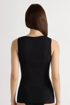 Modal Cashmere Ultralight Wide-Shoulder Top