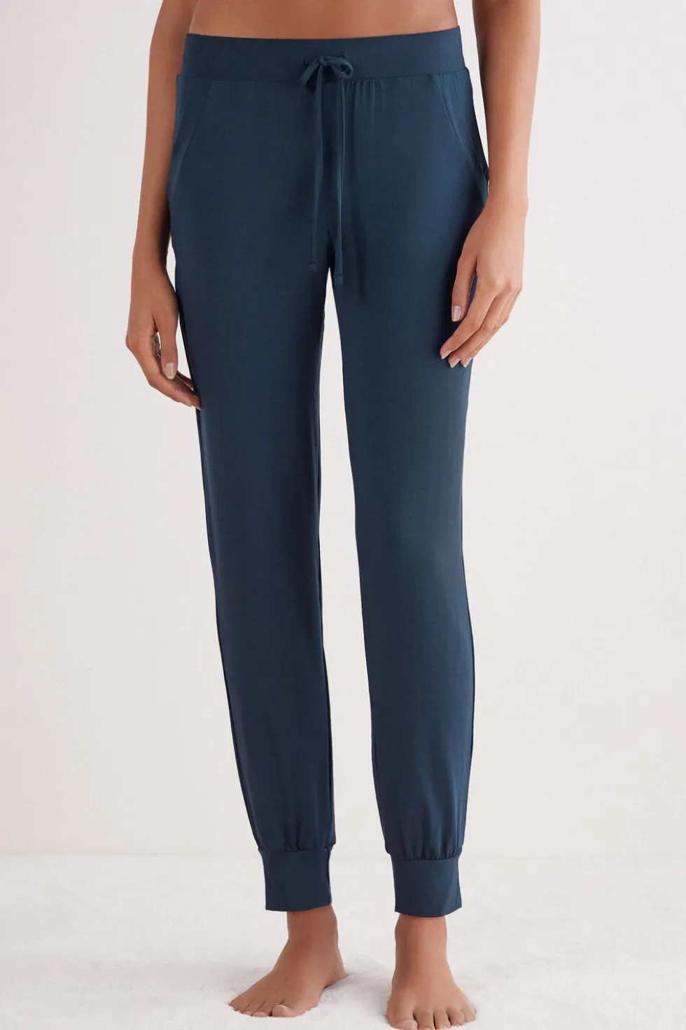 Modal Full Length Cuffed Pants